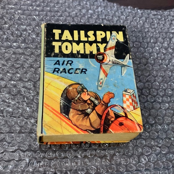 Saalfield 1183 Tailspin Tommy Air Racer Hardcover Book 1940 Vintage Comic Rare - Picture 3 of 5